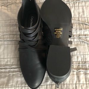 Unique Black Ankle Boots